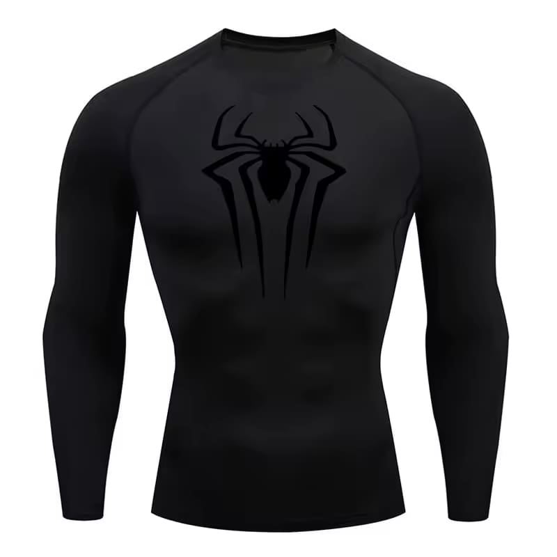 Compression Shirt Men Print Breathable A02