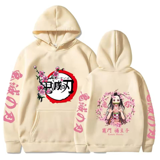 Demon Slayer Hoodie Plus Size Nezuko Kamado