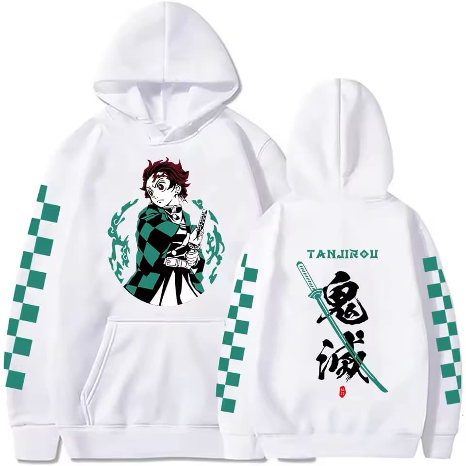 Demon Slayer Hoodie Plus Size Tanjiro Kamado