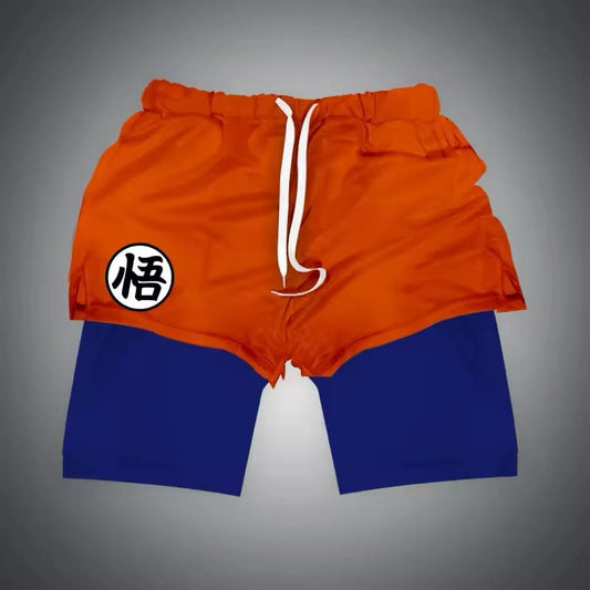 Shorts Fitness Gym Training Goku Base