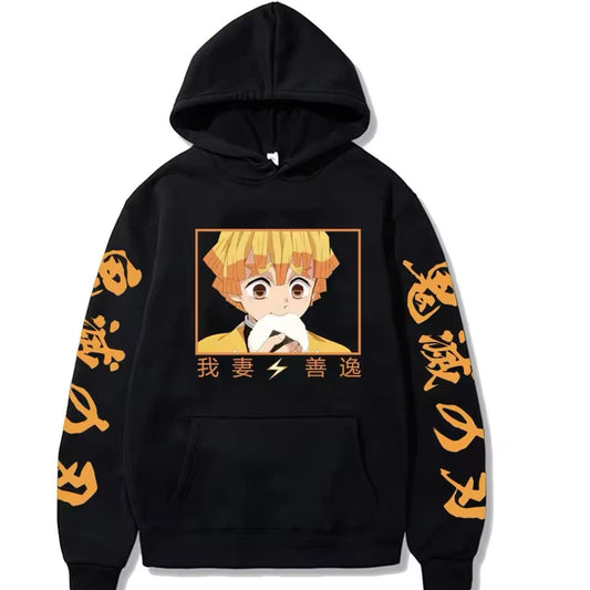 Demon Slayer Hoodie Plus Size zenitsu