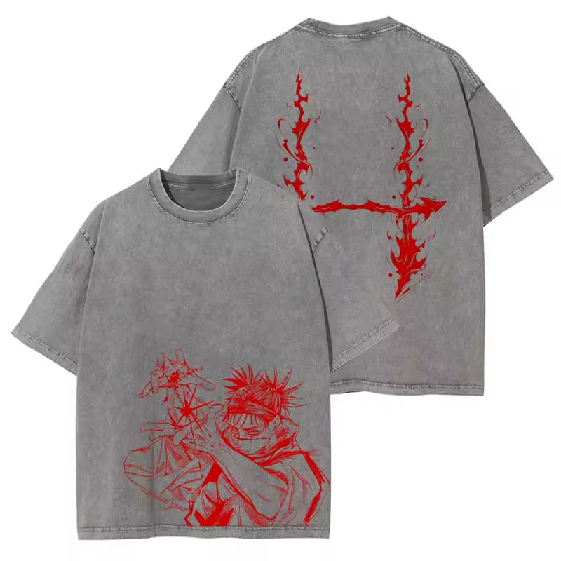 Anime Jujutsu Kaisen hip hop T-shirt Choso  style