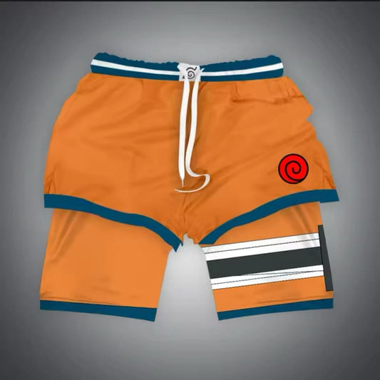 Shorts Fitness Gym Training Naruto Uzumaki