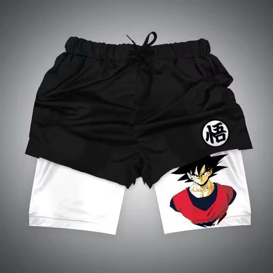 Shorts Fitness Gym Training Goku