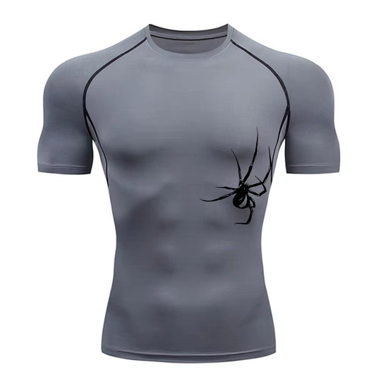 Compression Shirt Men Print Breathable 04