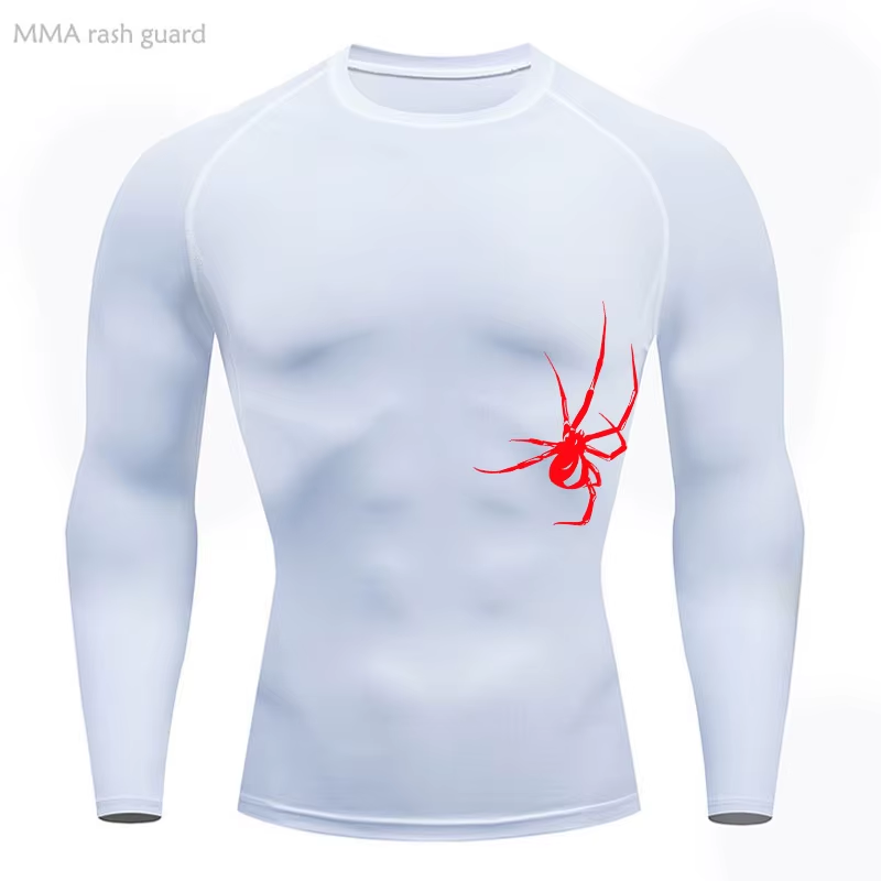 Compression Shirt Men Print Breathable 05